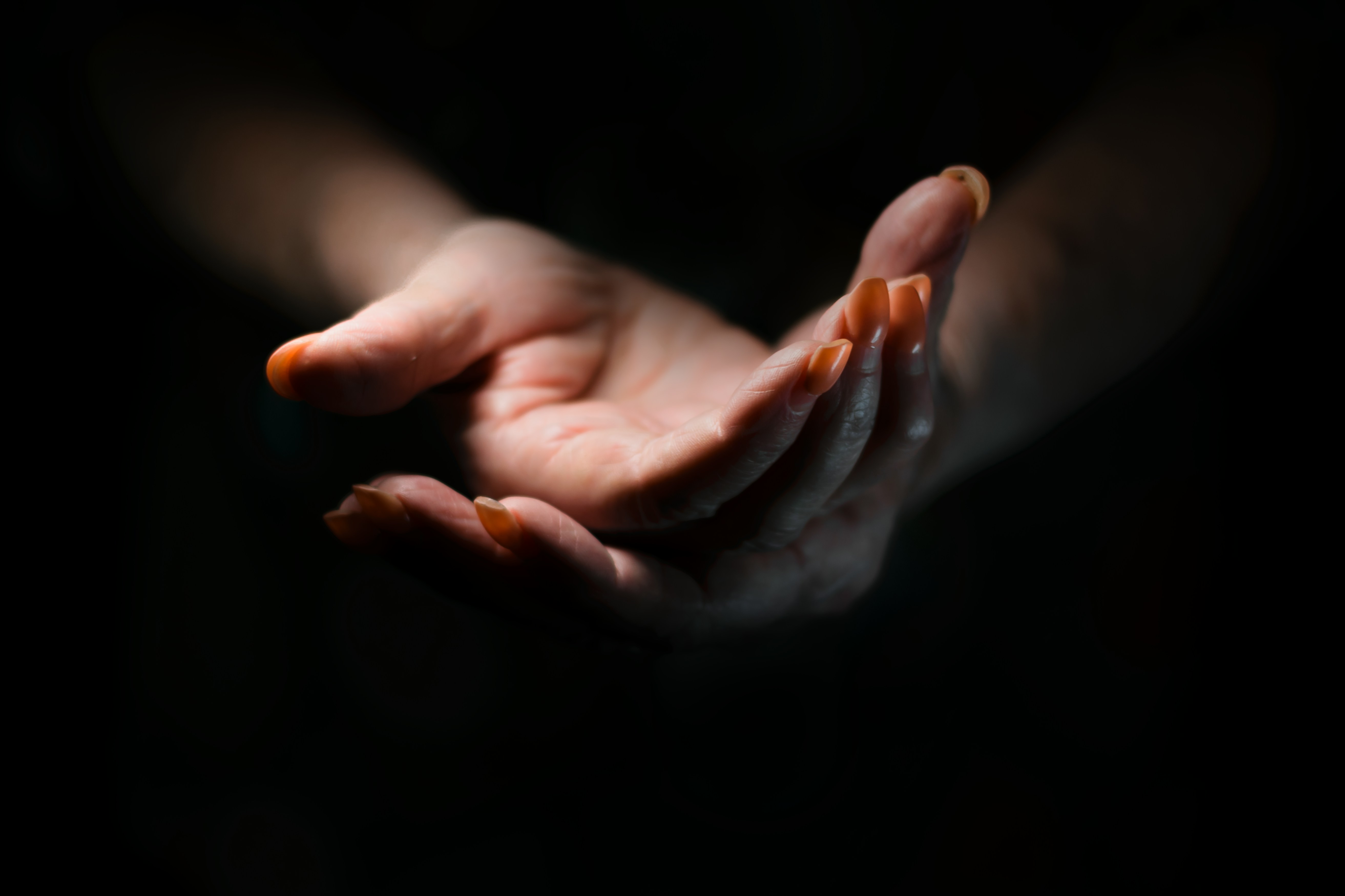 Gentle open hands